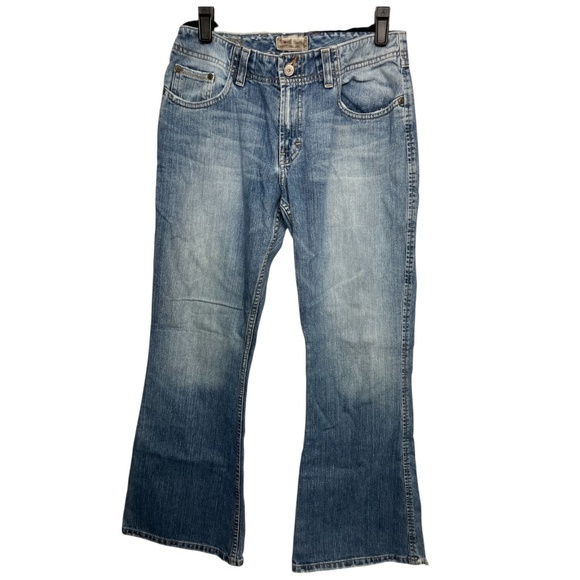 BKE Flare Jeans Women's 31 x 31.5 Light Wash Y2K Denim Harbor 22 - Picture 1 of 8